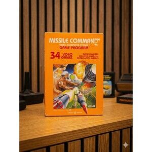 Atari 2600 Missile Command CX2638 NOS New Old Stock Unopened Box 1980 Warner